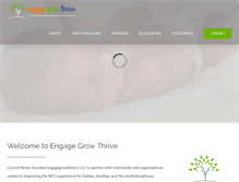 Tablet Screenshot of engagegrowthrive.com